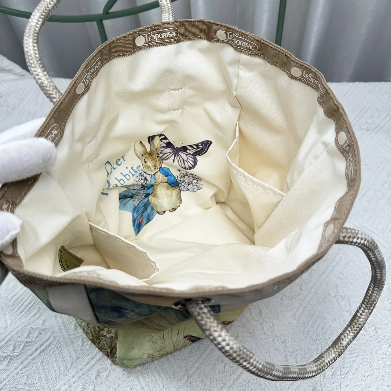 Lesportsacs Peter Rabbit Bucket Bag Kawaii Cartoon Print Crossbody Bag