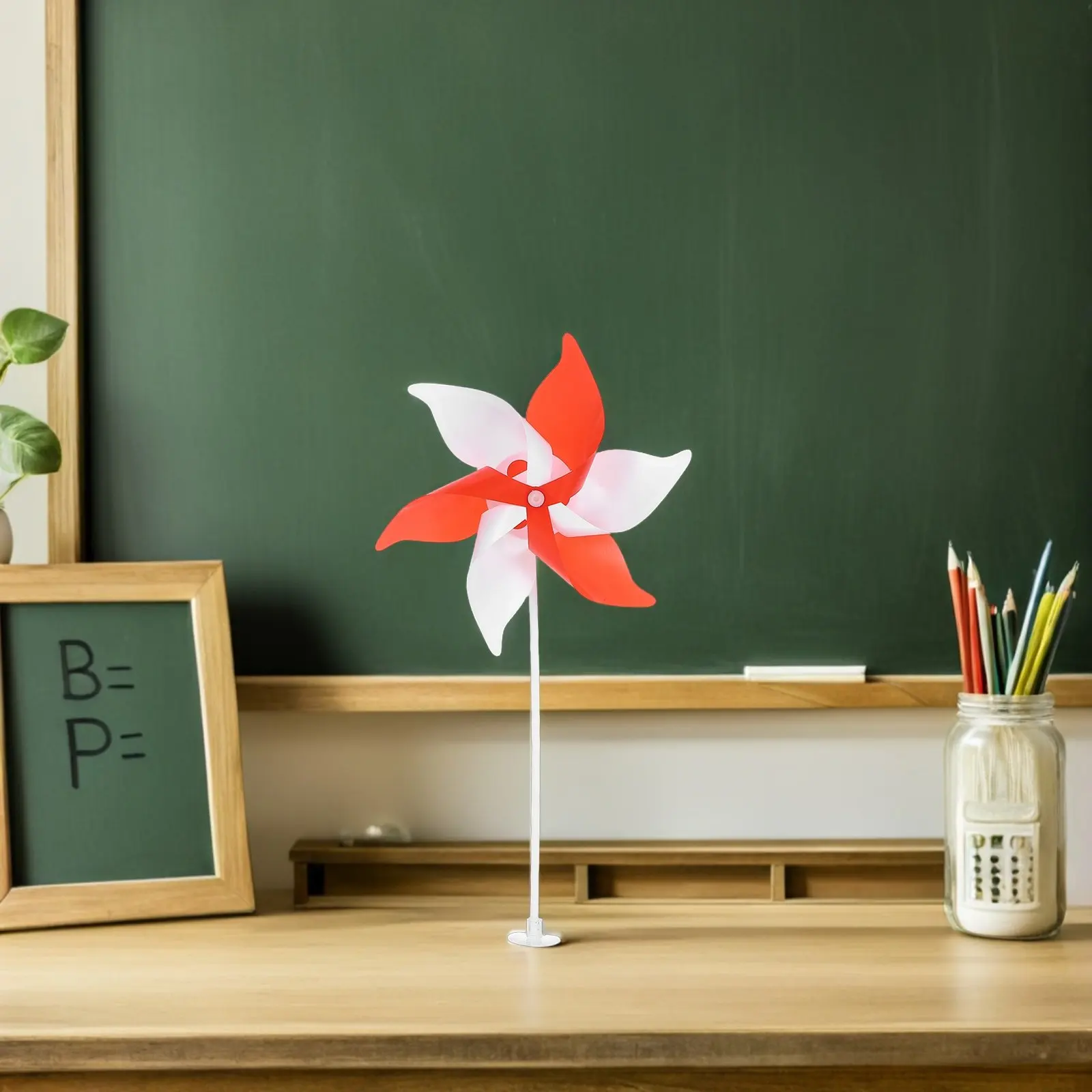 

10Pcs Colorful Pinwheel Garden Windmills Decorative Outdoor Landscape Pin Wheels for Lawn Party Desktop Windmill Decor