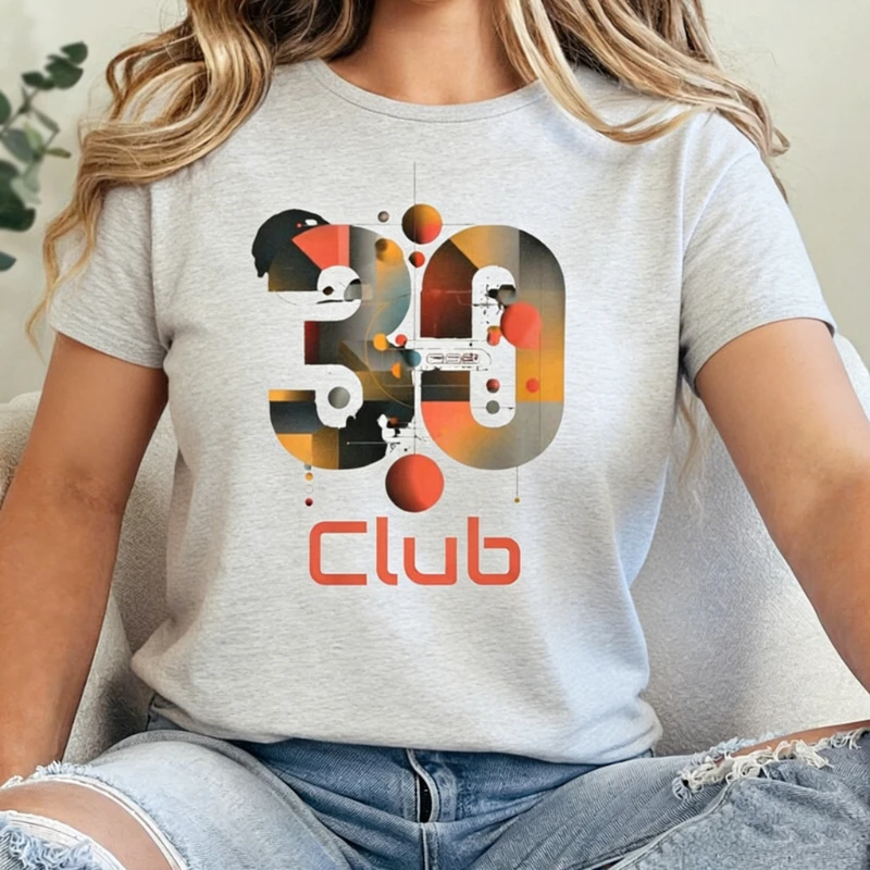 30th Birthday Retro Shirt 1996 Birthday Social Club Gift Custom Party Group Unisex TShirt Graphic Tshirts Fashion Short-sleev