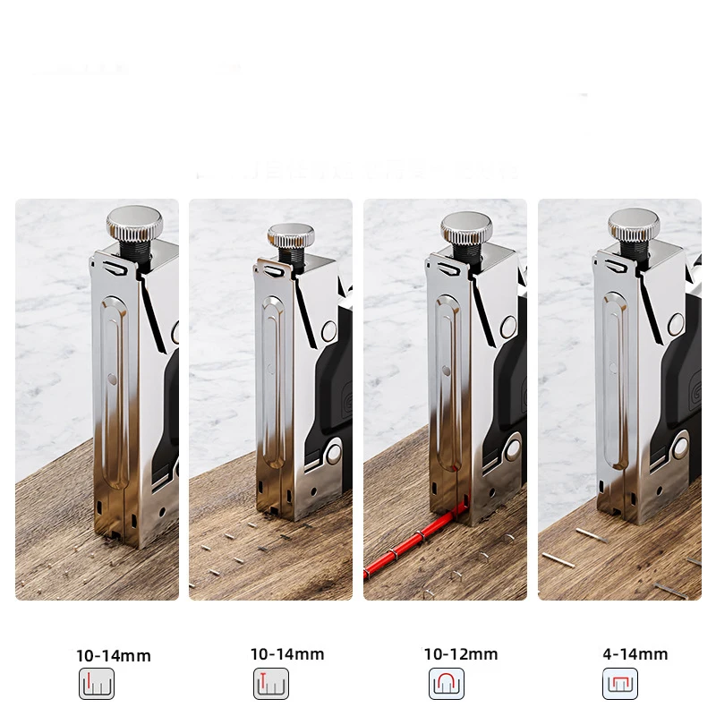 دليل 4 في 1 مسدس مسامير رمز مسدس بائع المسامير المنزل النجارة إطار صور الإعلان القماش الأثاث بائع المسامير مع 800/4800 ستابلز