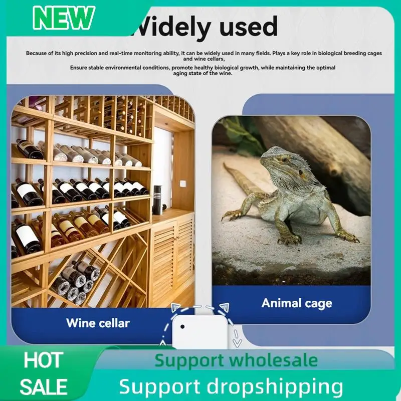 Solid Tuya Smart Home Sensor Zigbee Temperature And Humidity Sensor App Remote Monitoring Light Sensor Detector