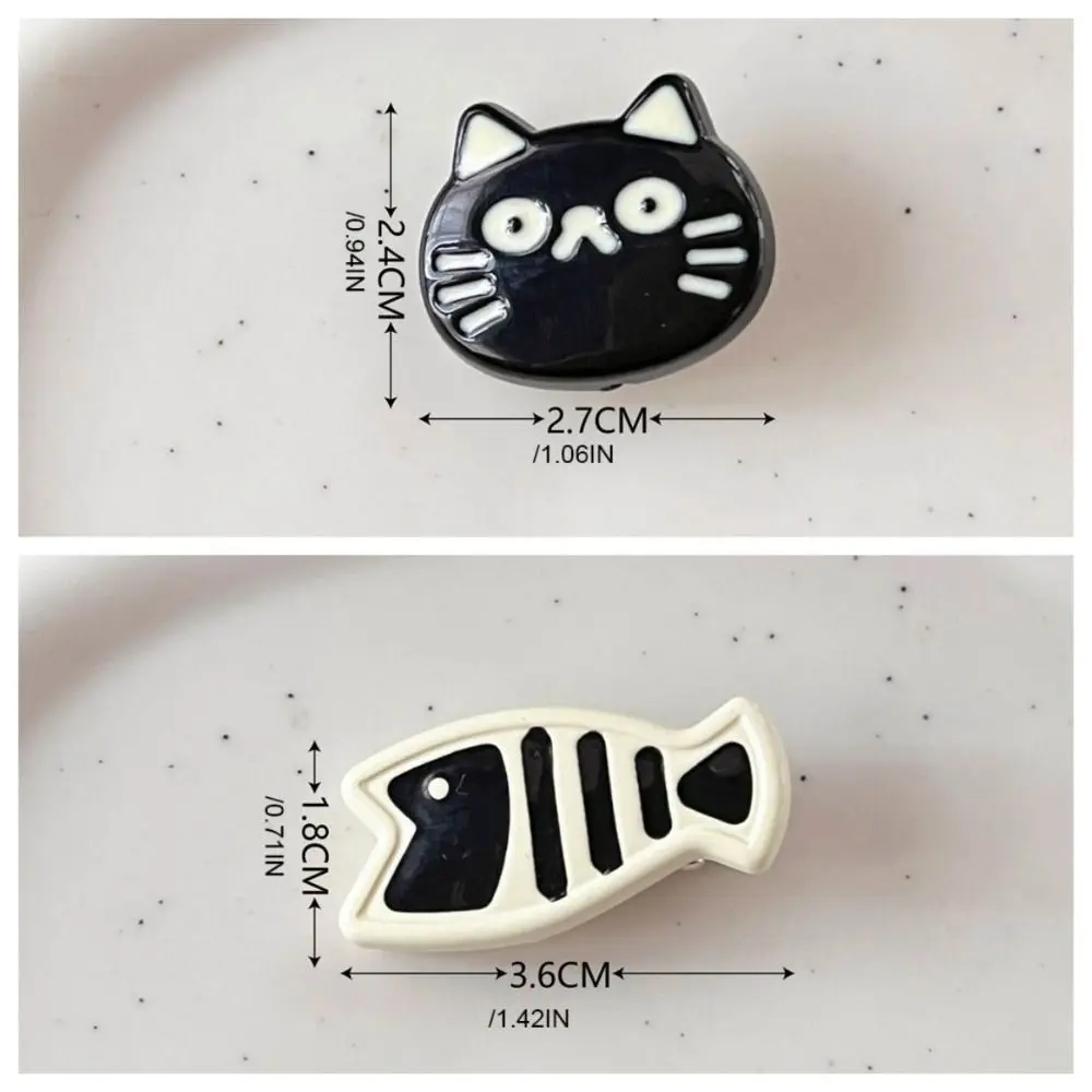 Korean Style Cat Hair Clip Cute Headdress Headwear Cat Duckbill Clip Hairpin Side Clip Fish Hairpin Ladies