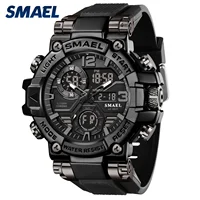 SMAEL 8110 relojes LED nuevos 50m relojes digitales impermeables a prueba de golpes deportes hombres relojes deportivos electrónicos hombres