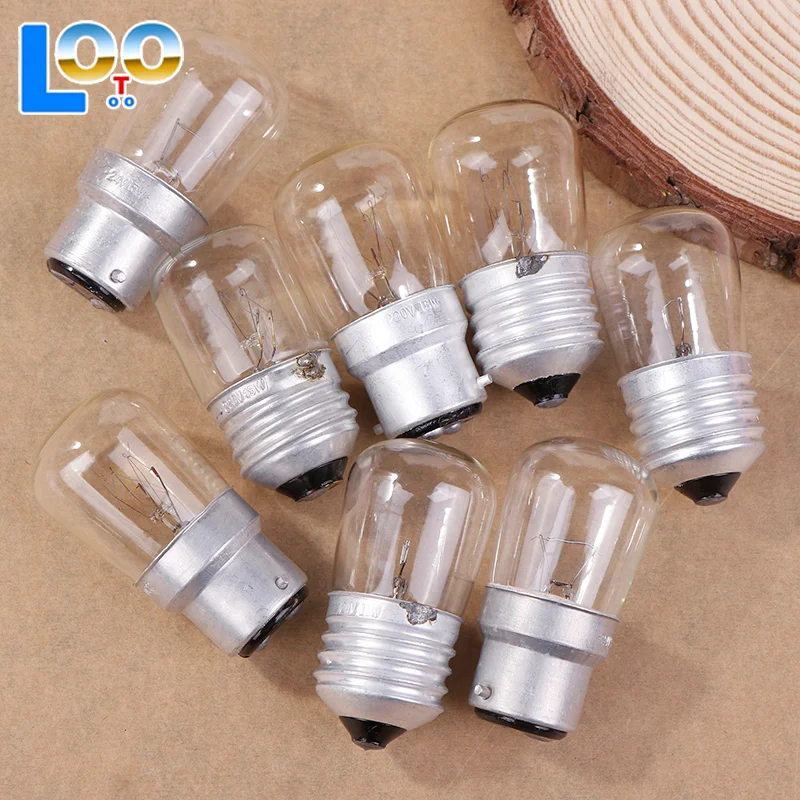 B22 حربة E27 المسمار 12 فولت/220 فولت 15 واط 25 واط LED خيوط ضوء الثلاجة لمبة مصباح COB صغير لآلة الخياطة غطاء فوق البوتاجاز لإخراج الأدخنة