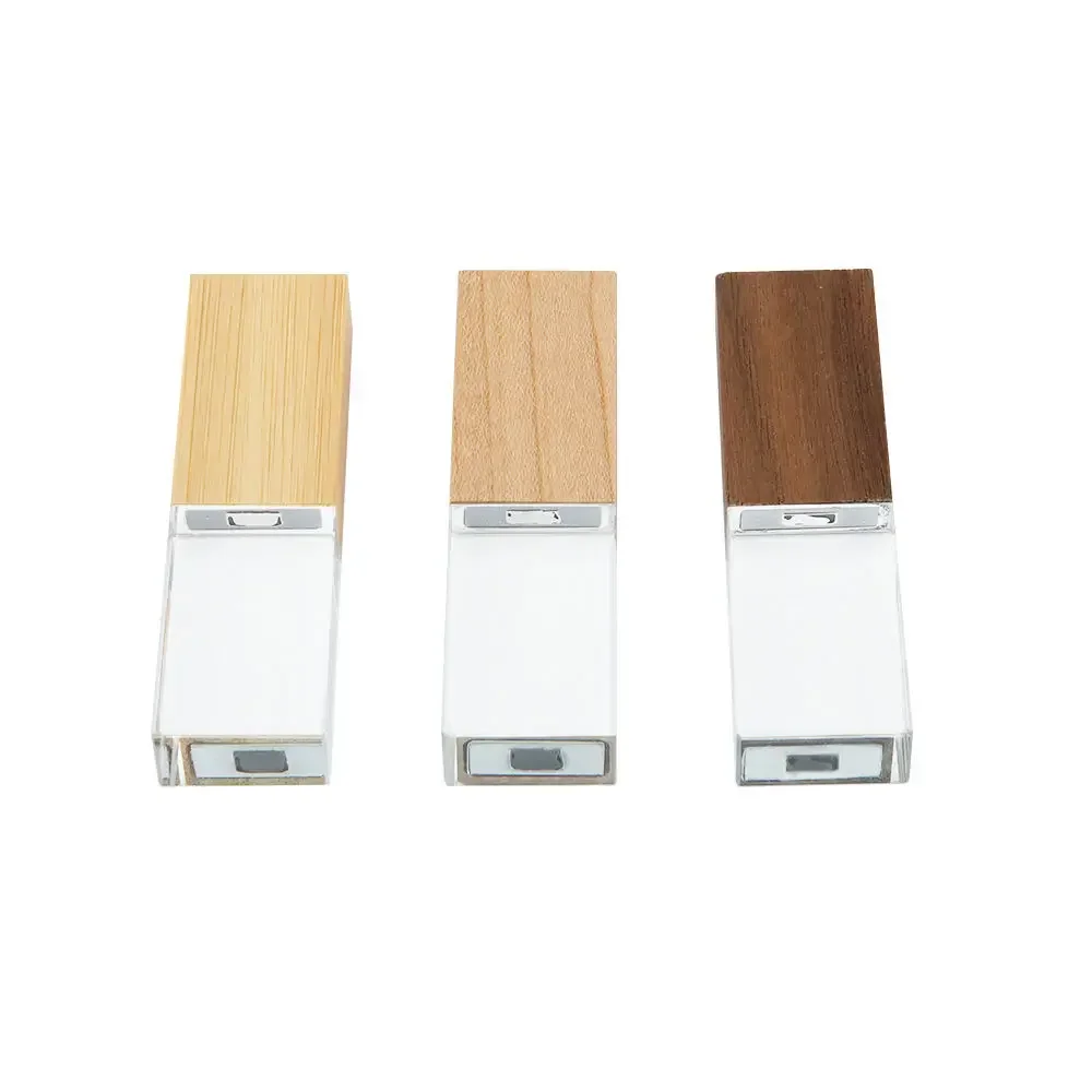 Free Custom LOGO Color Wooden USB2.0/3.0 High-speed Flash Drive 4GB 8GB 16GB 32GB 64GB 128GB