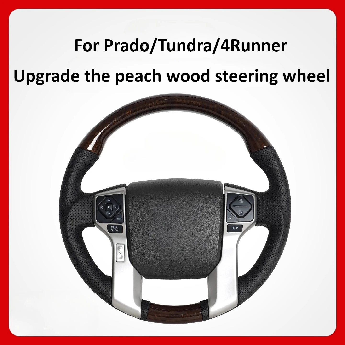 

Для Toyota Peach Wood рулевое колесо Prado/Tundra/Land Cruiser Prado2700/4Runner/модифицированные аксессуары для рулевого колеса