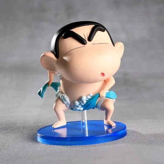 Nowe 8cm Figurki Anime Crayon Shin-Chan Seria Q-versja Lalka Dekoracja Samochodu Figurki Model Zabawki dla Dzieci Prezenty dla Fanów