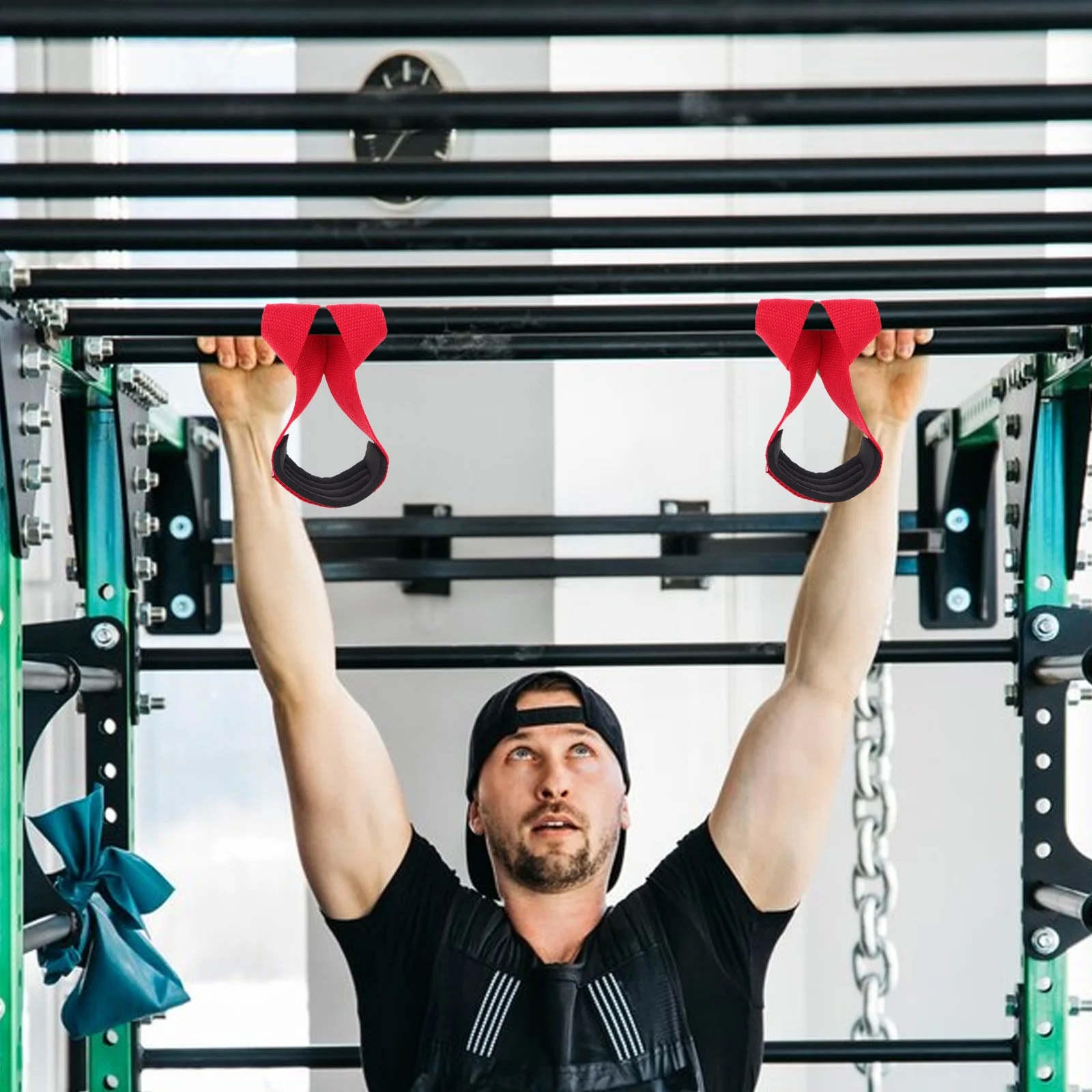 

2Pcs Pull Up Assistance Bands Heavy Duty Resistance Lifting Straps Adjustable Fitness Wrist Support Workout Straps