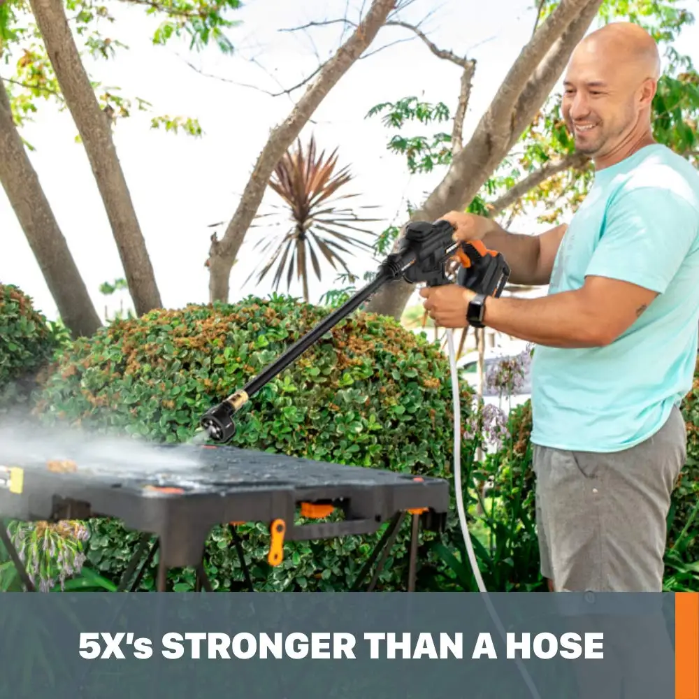 WORX hidroshot-limpiador de energía portátil, 20V Power Share, 320 PSI, WG620 (batería y cargador incluidos)