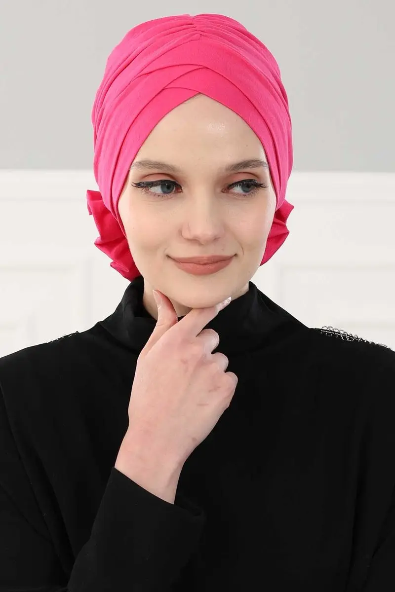 Cross Rose Bone Fuchsia