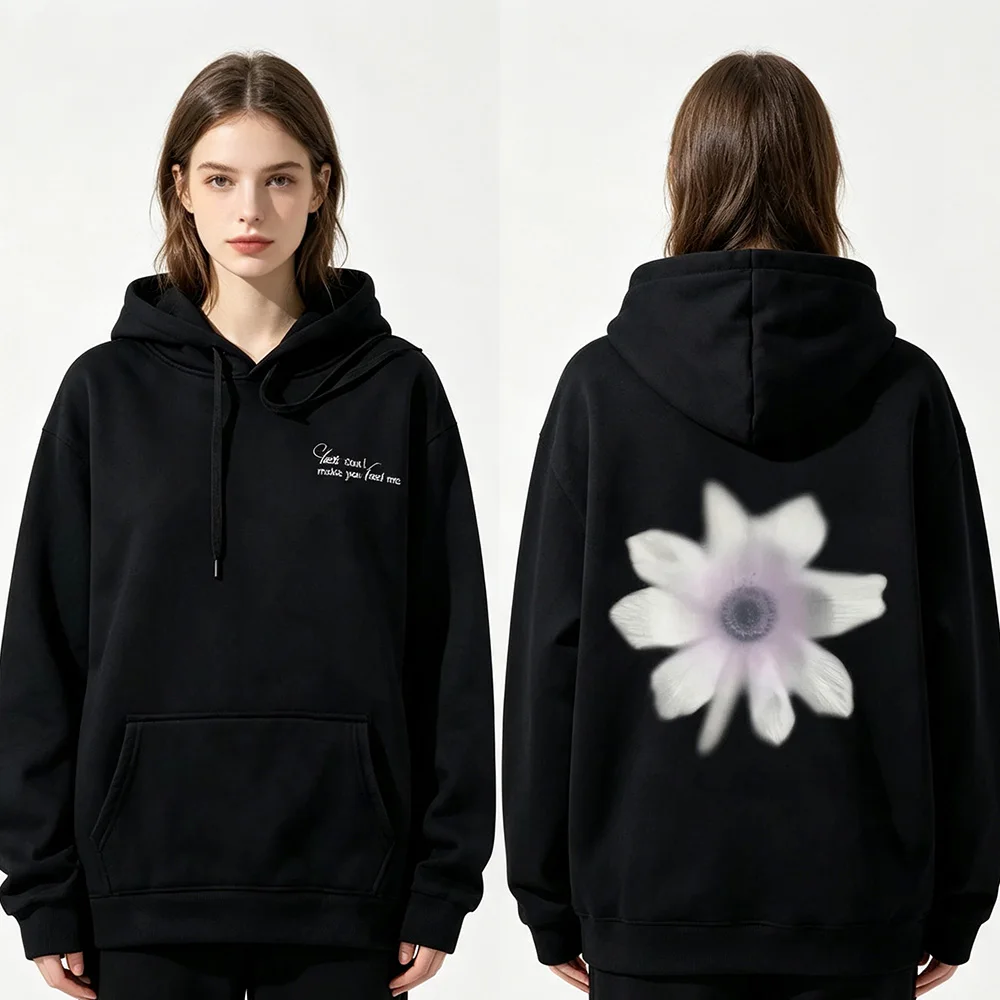 Hate That I Made You Love Me Flower Hoodie Ariana Grande Merch Sweatshirts High Street Fashion Women Men Pullovers Y2K Sudaderas