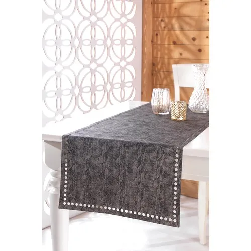 Özenev Eliza Runner American Service Table Cloth 40 X140 cm Gray