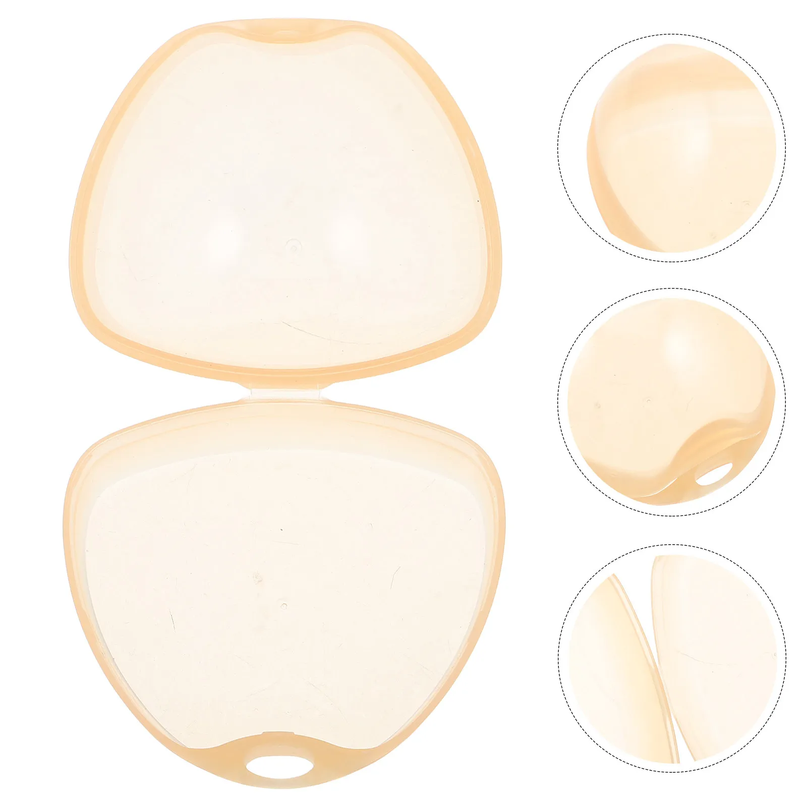 6Pcs Triangular Pacifier Storage Box Portable Travel Baby Pacifier Container Clean Hygienic Organizer for Newborn Infant