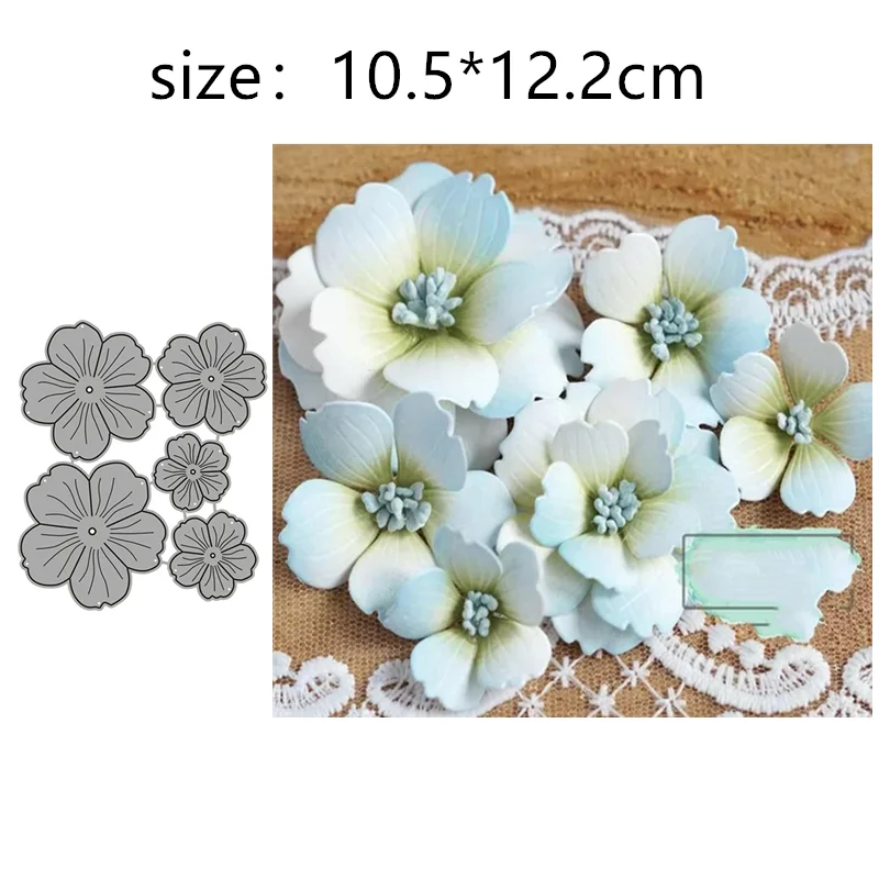 

Beautiful Flower Metal Cut Dies Stencils for Scrapbooking Stamp/Photo Album Decorative Embossing DIY Paper Cards