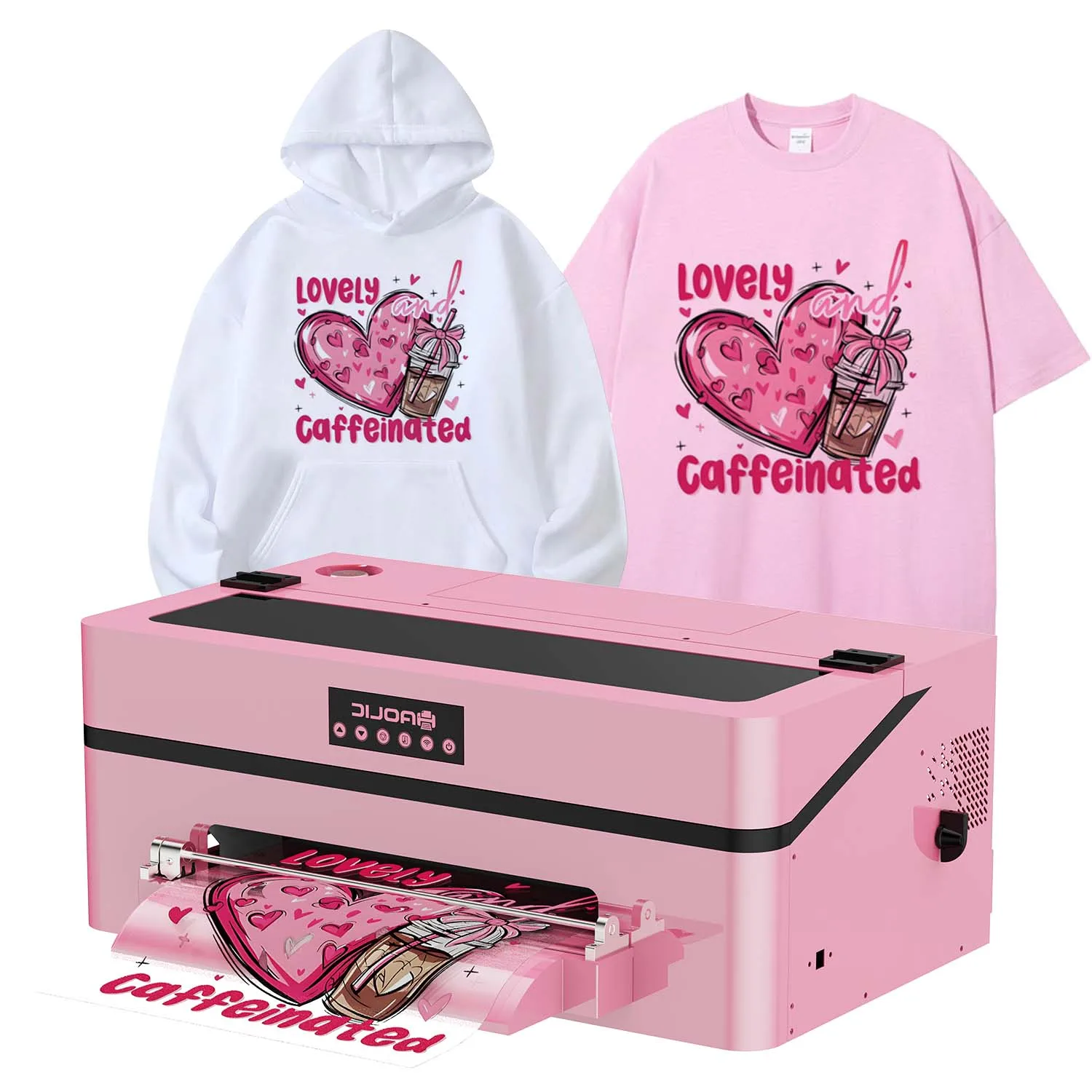 2026 Advanced A3 XP600 DTF Printer Pink Tshirt Transfer Printing Machine Imprimante DTF For Small Business Mini DTF Printer