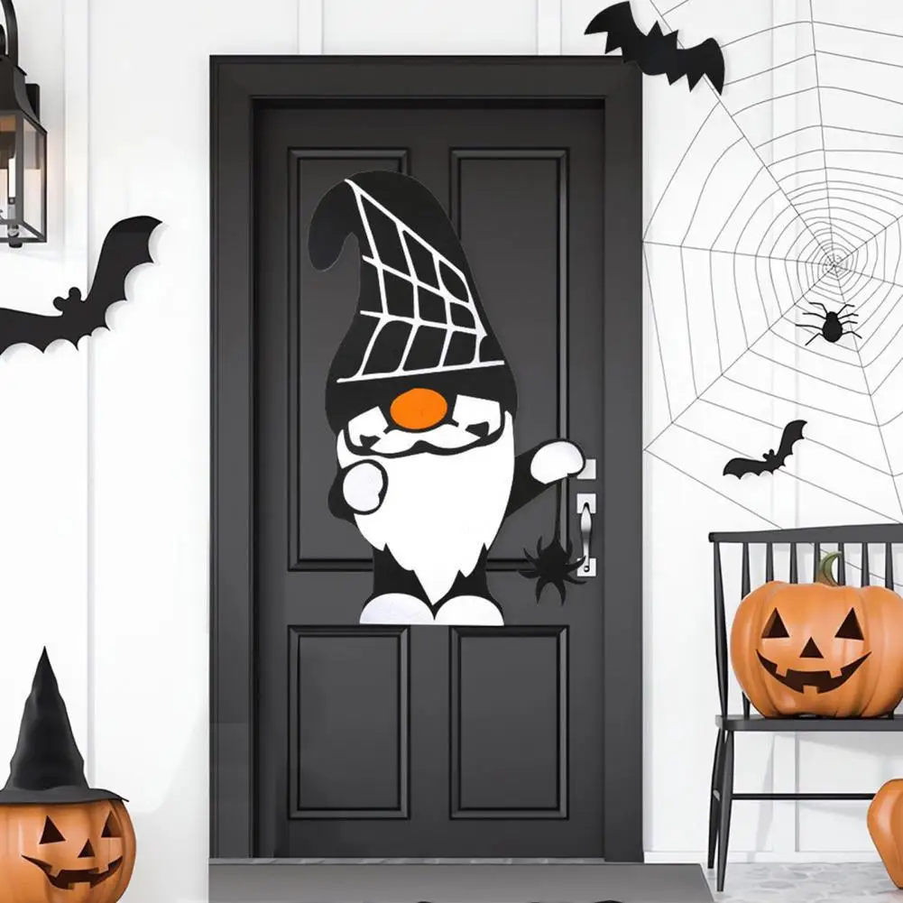 Halloween Decoration Door Sticker DIY Halloween Window Sticker Decoration Festive Atmosphere Prop Spooky Party Supplies