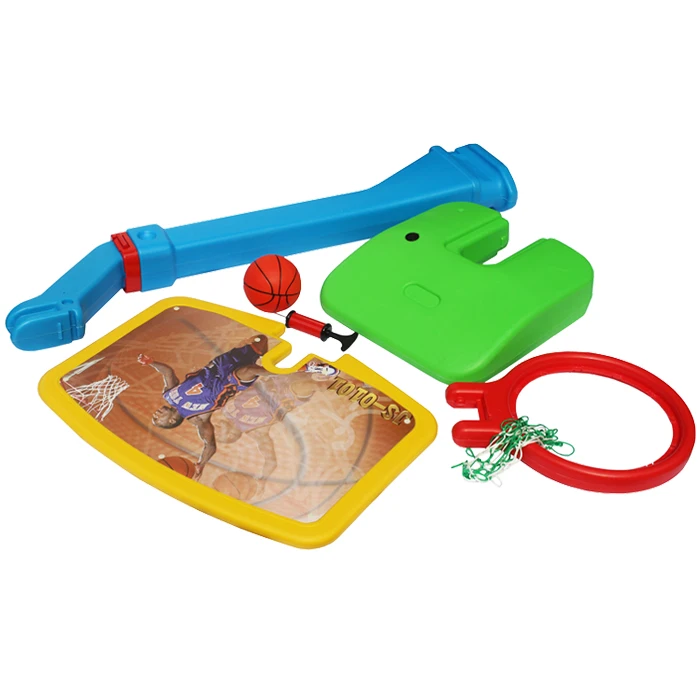 Picture 5: Children Indoor Playground Portable Plastic Basketball Stands for Kids