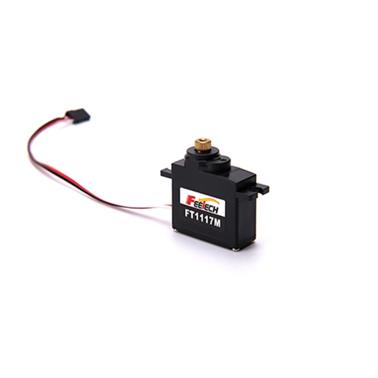 FT1117M 6V 3.5kg.cm Servo Analog Servo Motor Inti Roda Gigi Logam Ukuran Standar untuk Truk Rc/Mainan Pintar/Robot Remote Control