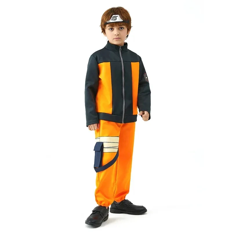 

★Halloween Cosplay Costume Anime s Uzumaki Jacket Pants Headband Frog Wallet Uniform Kunai Cost♥ All corners of the country