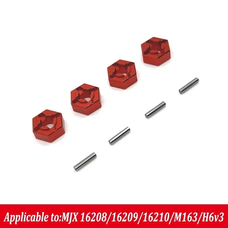 MJX Hyper Go 16208 16209 16210 sin escobillas 4WD 1:16RC modificación y actualización de coche Kit de Metal de aluminio piezas de engranaje de eje de transmisión