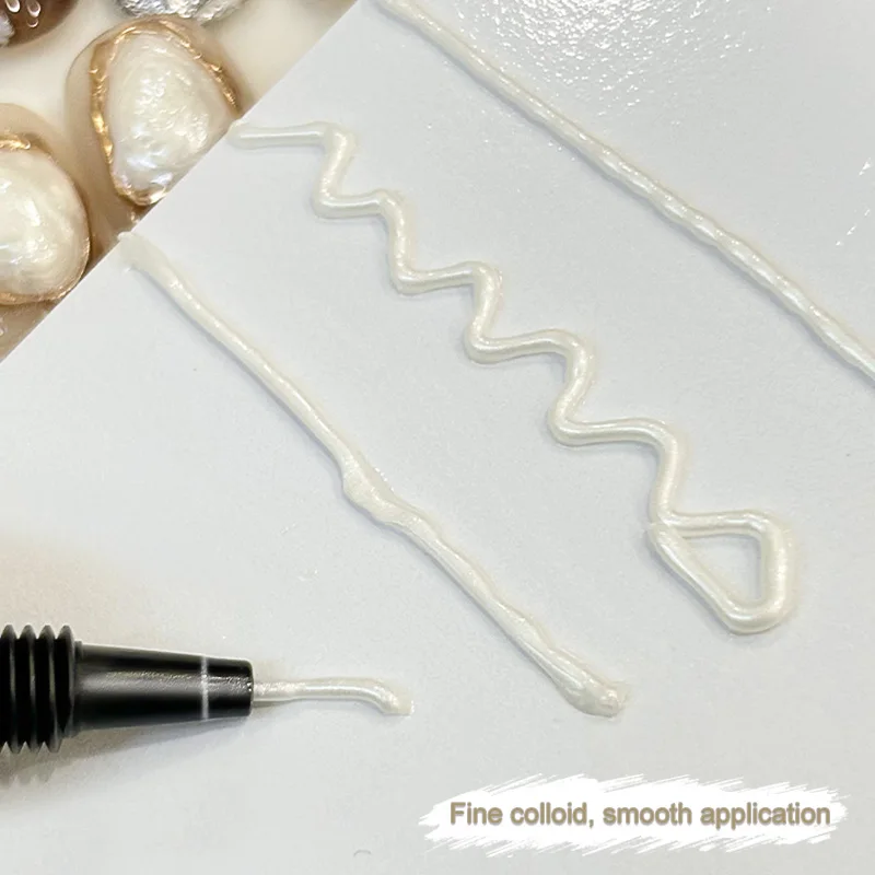 15ML 3D No Wipe ประติมากรรมเจลเล็บ 3D Chrome Nail Art Designs Rhinestone กาวการสร้างแบบจําลอง Soak Off เล็บเจล