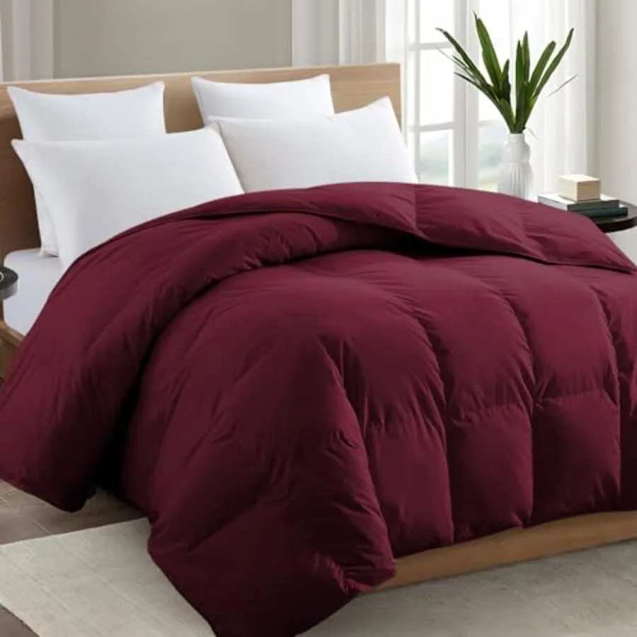 Premium 2100 Series All Season Breathable Soft 4D Spiral Fiber Quilted Down Alternative Duvet Insert with Corner Tabs Luxury Ho