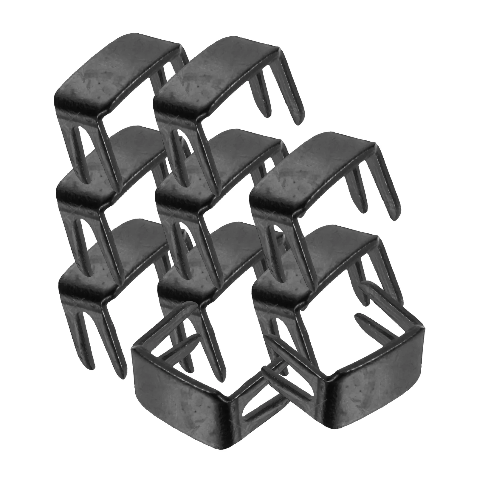 

20 Pcs Zipper Stopper Repair Fixer Instant Four-claw Foot Iron Replacement Kit Tops Stops