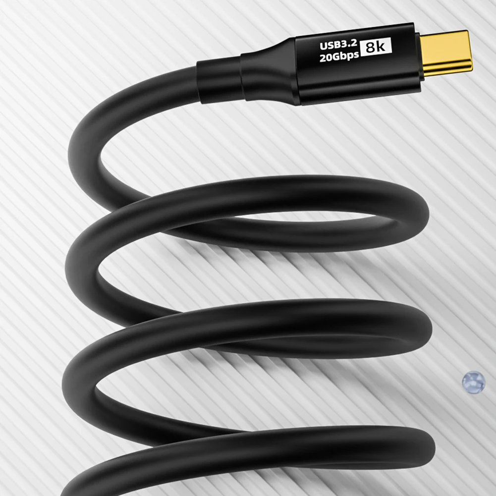 Cable USB tipo C a C para Macbook y Samsung, Cargador rápido Dual tipo C, 100W, PD