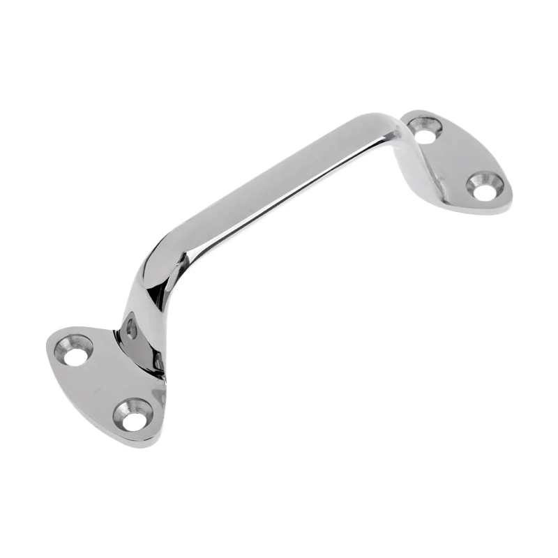 Andymarine 150mm 316 Stainless Steel Marine Boat Door Handle Heavy Duty Pull Handle for Yacht Ship Cabin