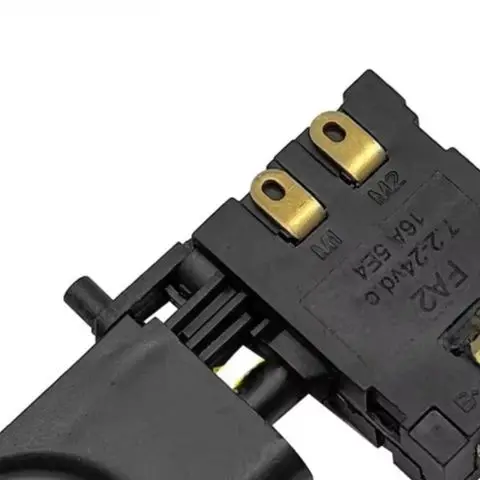 Lightweight Plastic Forward Reverse Switch For 12V 21V Lithium Battery Drill Variable Speed Trigger Replacement Component