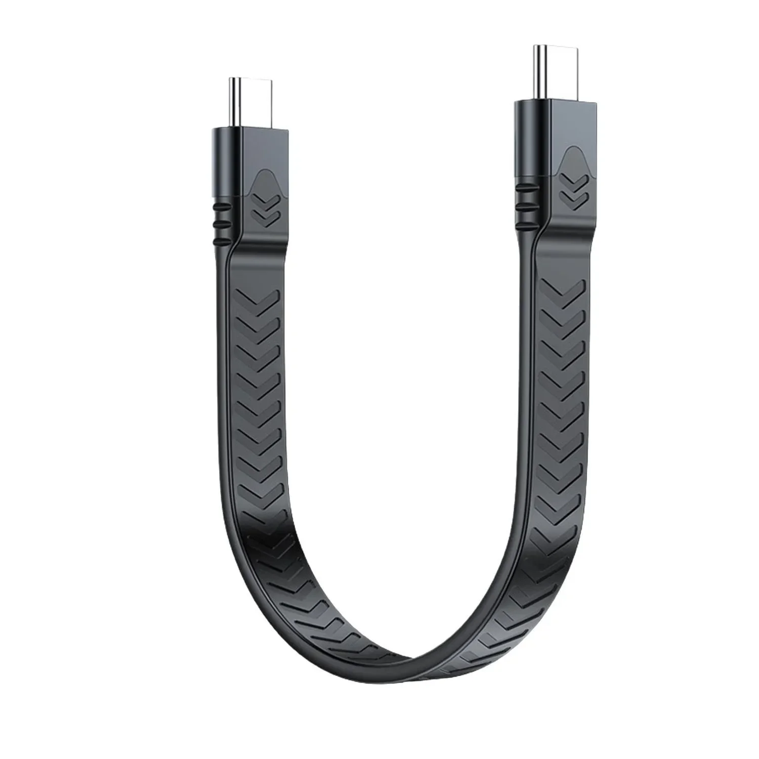 كابل USB 5 FPC قصير 80Gbps 240W 16K لـ Thunderbolt 5 Type C شحن سريع Thunderbolt4 USB 5.0 USB C إلى C كابل نقل البيانات