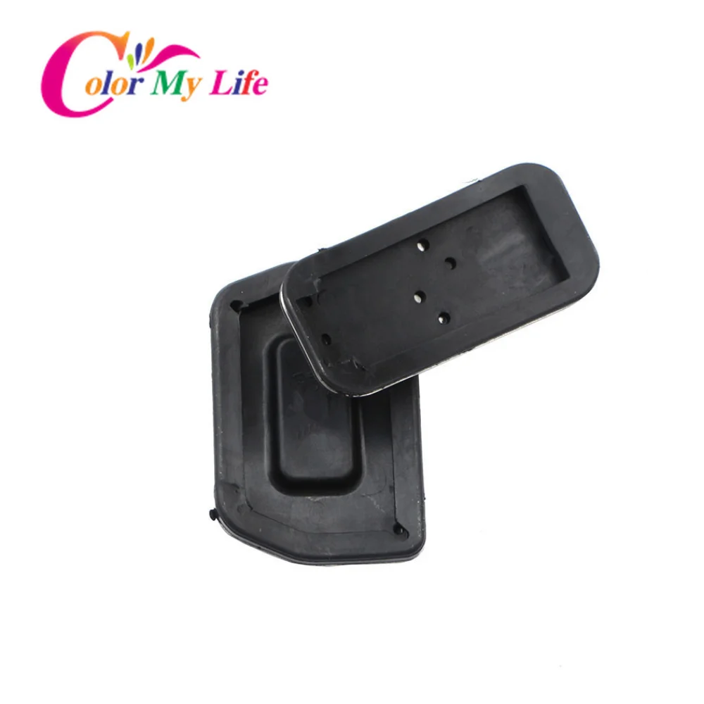 Color My Life Stainless Steel Car Gas Brake Pedal Pads Cover Car Pedals for Ford New Mondeo Edge Fusion 2015 - 2022 Accessories