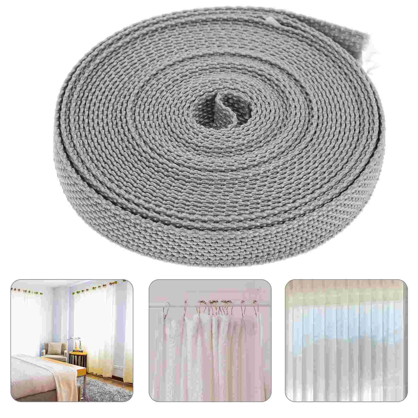 Gray Webbing Rewinder Chic Curtain Ties Straps Blinds Window Buckles Ribbon Reliable Office