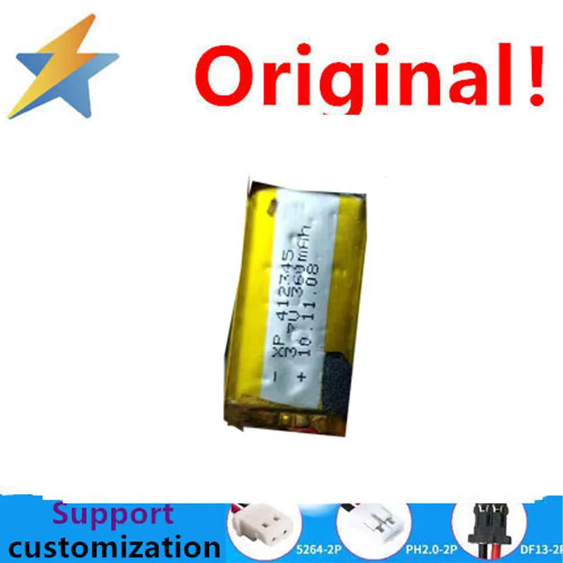 buy more will cheap 3.7v 432145 polymer lithium battery 360mAh beauty device wireless keyboard atomizer lithium battery LED