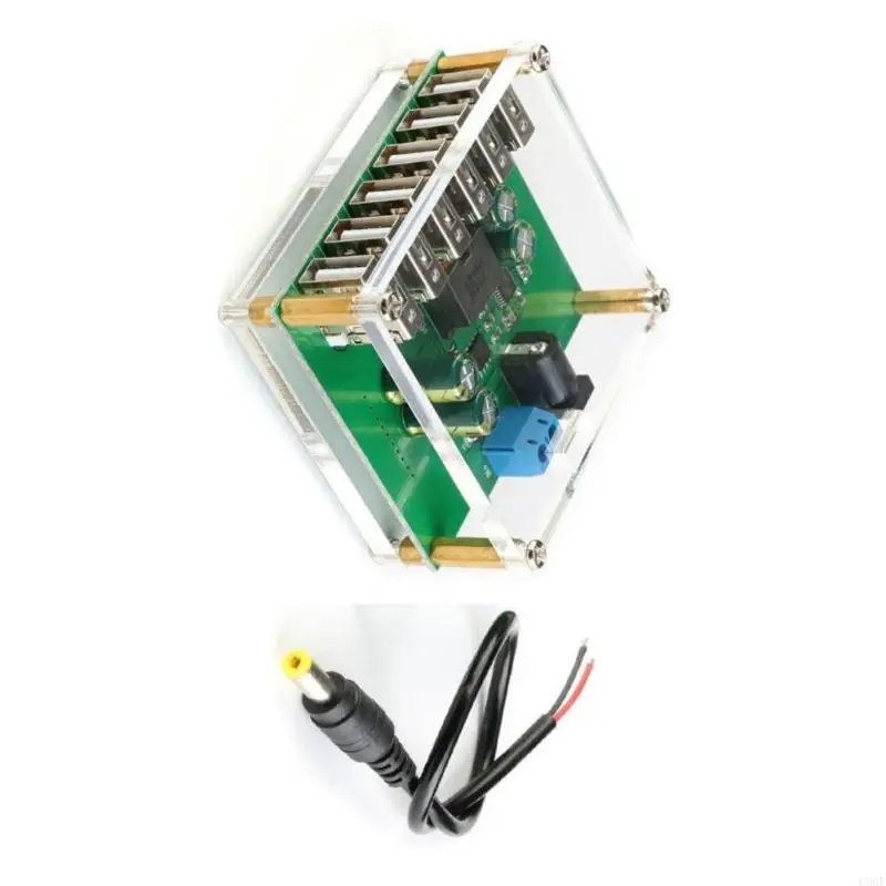 C90F DCBUCK แรงดันไฟฟ้าตัวแปลงโมดูล 6USB เอาท์พุทสำหรับโครงการอิเล็กทรอนิกส์