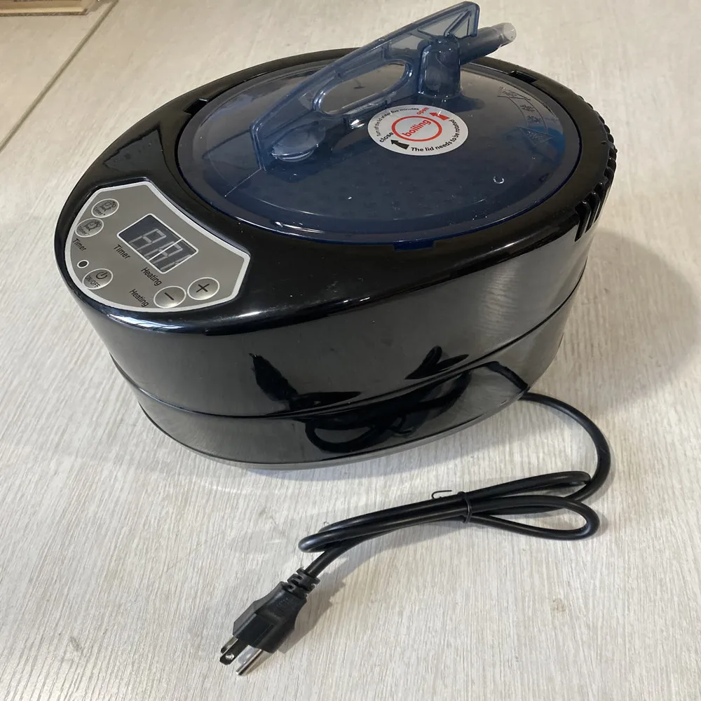 Imagem -03 - Power Black Steamer Pot Gerador de Sauna Terapia Doméstica para Aquecimento 3l 1500w eu Eua au Plug uk Novo Estilo 2024