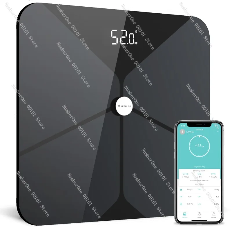 

Для Lepulse F5 Free App Цифровые беспроводные умные весы Bmi Weight