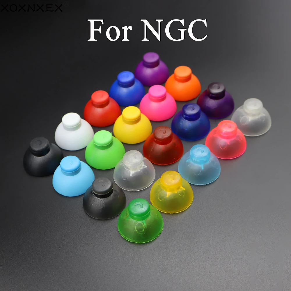 10PCS 3D Analog Joystick Thumb Stick Silicone Cap For GameCube For NGC GC Controller Repair Part Replacement