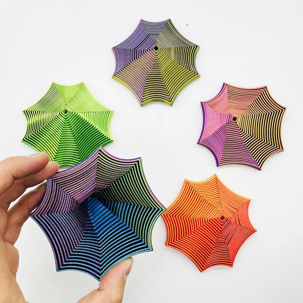 

Игрушка-непоседа с паутиной и редисом Tower — 3D-печать с PLA, игрушка для снятия стресса Push Pop для тревоги