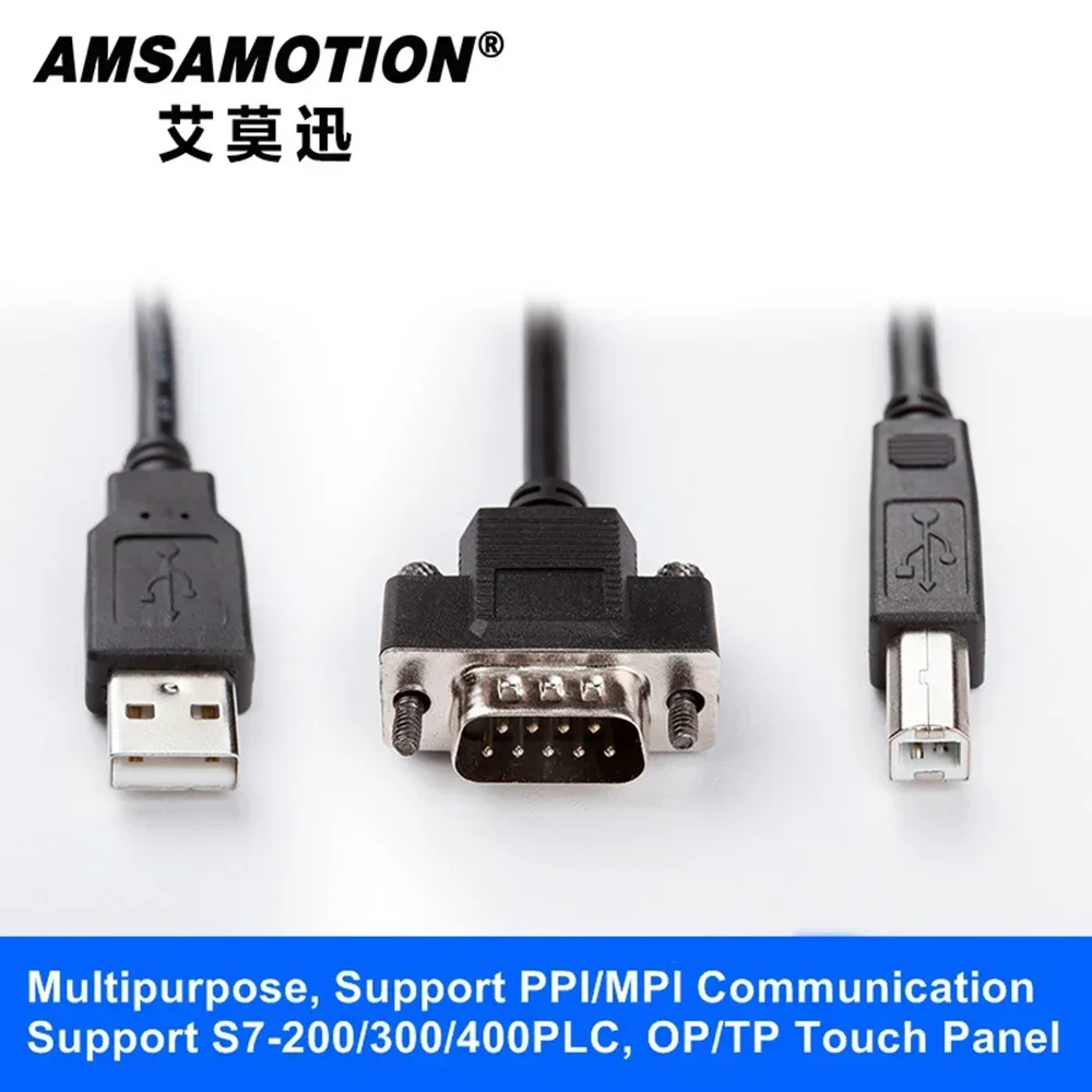 USB-MPI PPI Programming Cable For Siemens S7-200 300 AMX-200 PLC Adapter 6ES7972-0CB20-0XA0 Simatic RS485 WIN7/XP Microwin Step7