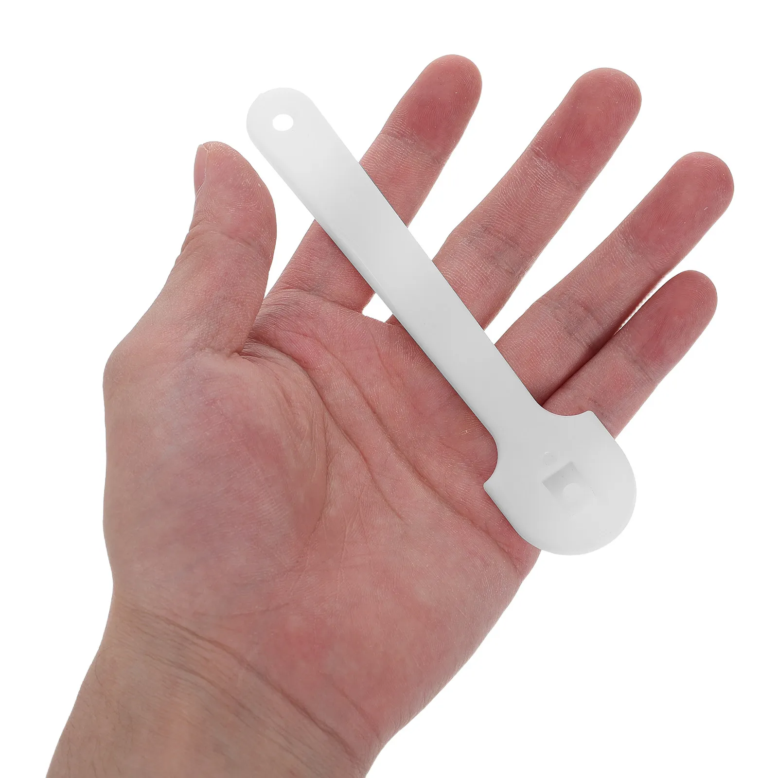 

50Pcs Plastic Hand Fan Handles Blank Reusable Craft Sticks for DIY Bridal Shower Fans Wedding Program Fans Photo Booth Props