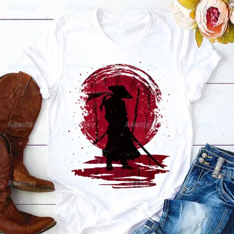 

Japanese Style Bushido Japan Samurai Spirit Women T Shirt Casual Funny Tshirts Kawaii Tees Top Hipster Female Harajuku Short