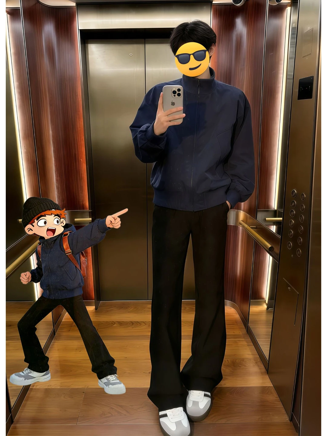 

Cleanfit Bla Knife Straight Leg Men's Casual Pants Slimming Trousers Spring Faion High Waist Youth Sle Workwear