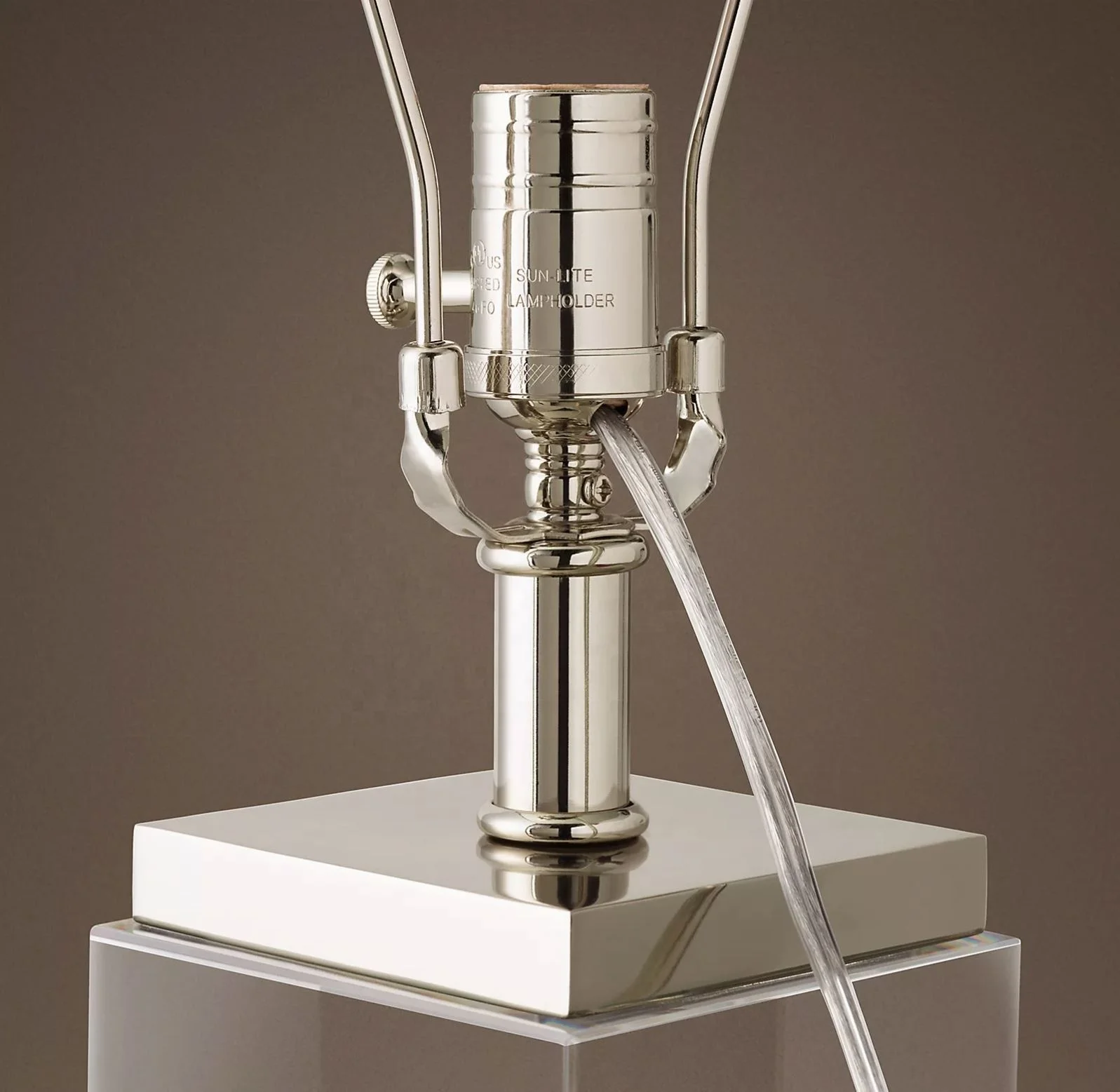 Modern Square Column Crystal Table Lamp Crystal Table Lights Bedroom Reading Room Decoration Besides Desk Lighting TL1020/1