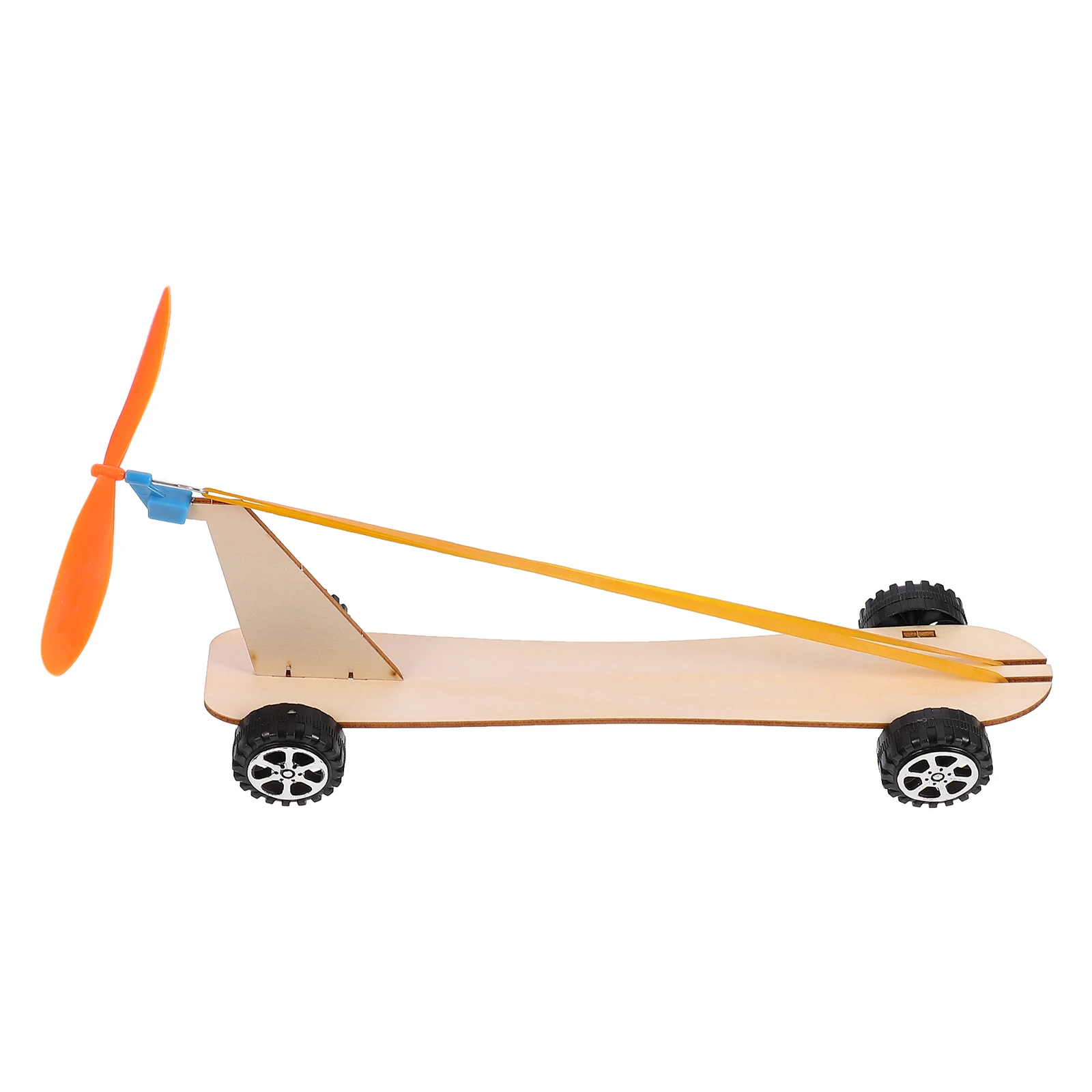 

Wind Powered Car Toy Kids Educational Plaything Science Kits Handcraft Puzzle Safe Smooth Edges Promote Learning DIY Fun