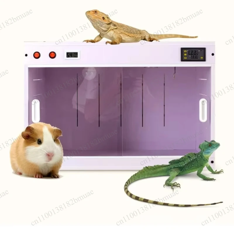 Reptiles Pet Habitat House Parrot Thermostatic Feeding Box Reptile Temperature Control Waterproof Terrarium Birds Smart Box