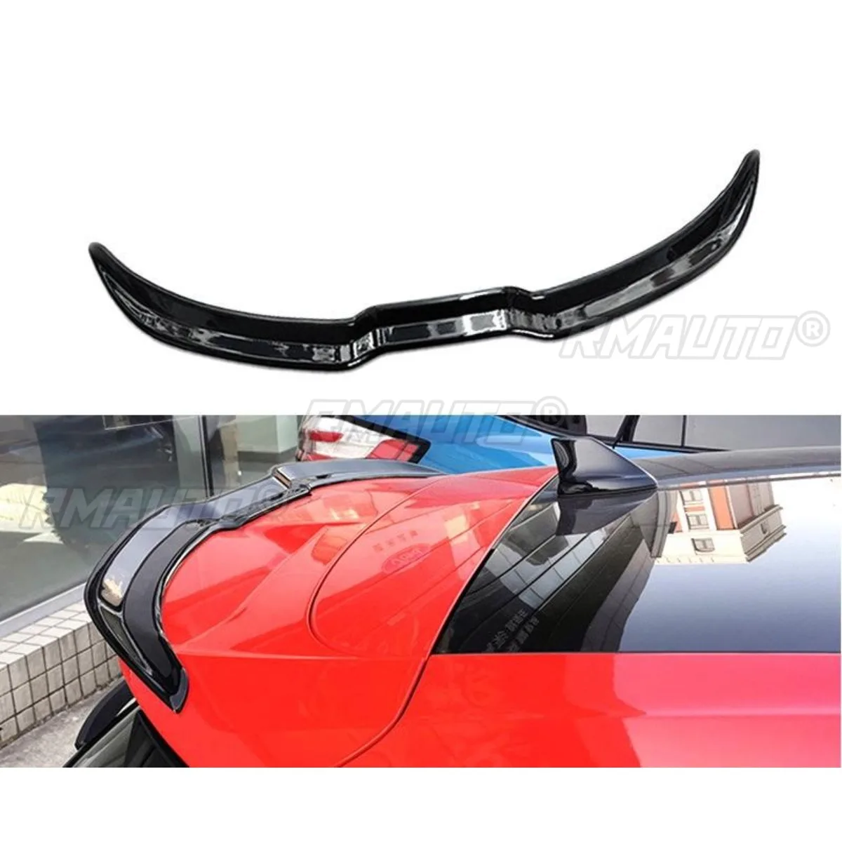 Car Rear Roof Spoiler Wing Modification Part For Ford Focus MK4 Hatchback ST line 2019+ Rear Roof Spoiler Wing Exterior Part