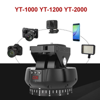 YT-1000 YT-1200 YT-2000 Auto Motorized Rotating Panoramic Head Remote Control Pan Tilt Video Tripod Head Stabilizer