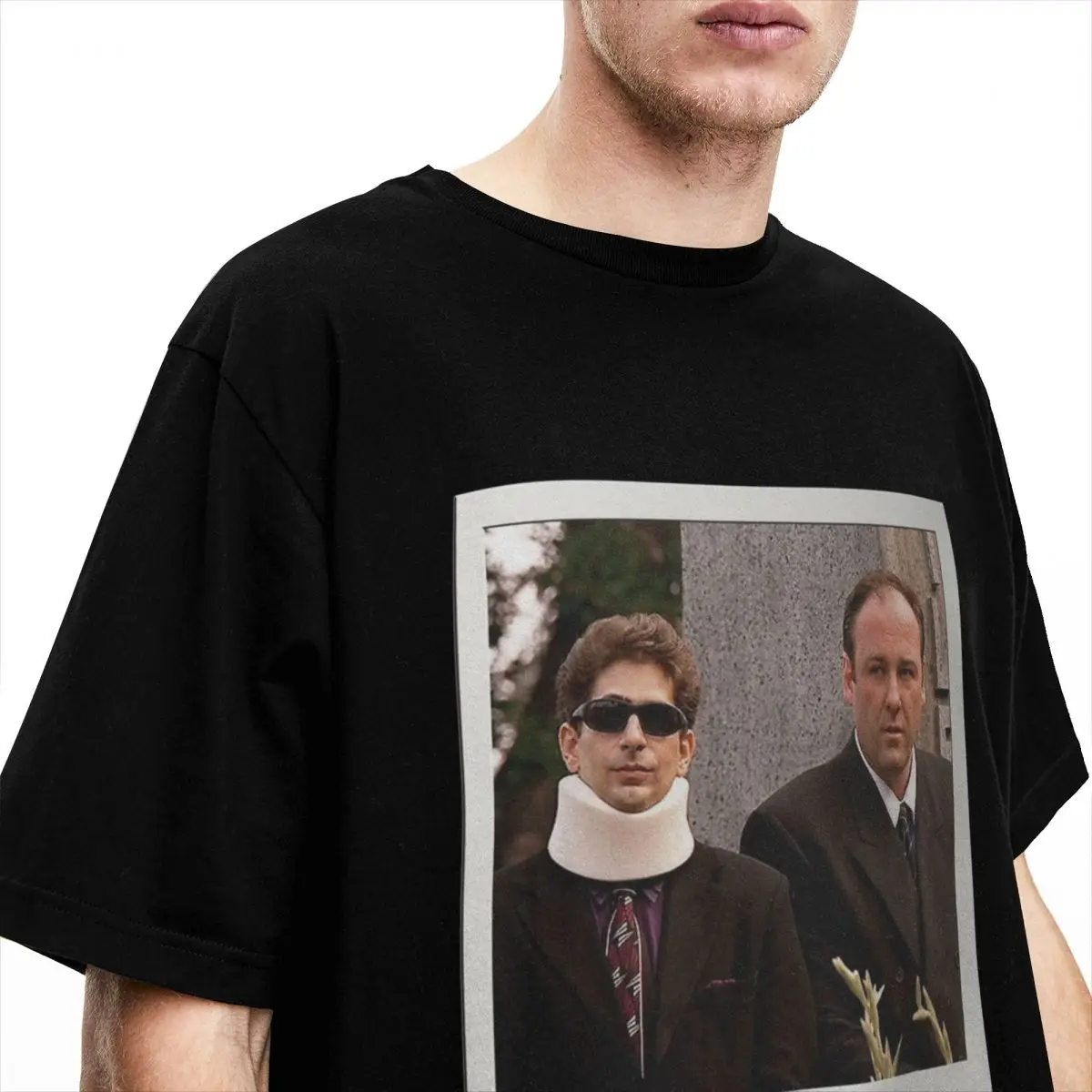 Tony Soprano Pop Culture T-Shirt Harajuku T-Shirts Short Sleeves Funny Tshirt Beach Cotton Round Neck Oversized Clothes