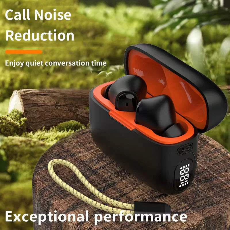 Bluetooth Earphone Mini Size Bluetooth 5.3 Power Display Call Noise Reduction Long Battery Life Play Game Touch Control Headset